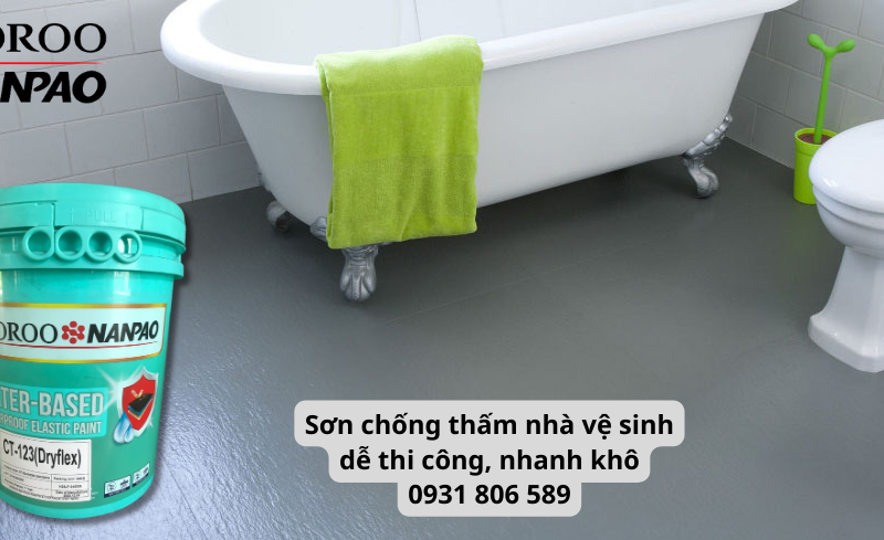 sơn chống thấm nhà vệ sinh noroo nanpao ct-123