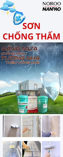 sơn chống thấm ngoài trời noroo nanpao