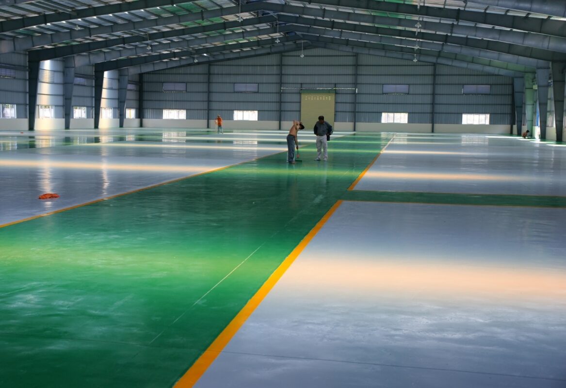 sơn phủ epoxy tự san phẳng