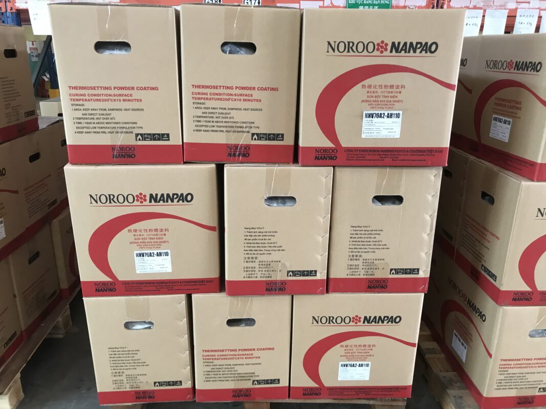 thùng sơn bột tĩnh điện ngoài trời nanpao v76