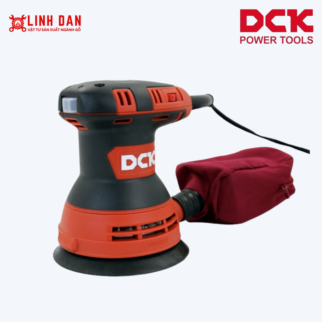 Máy chà nhám tròn 125mm-300W DCK KSA125