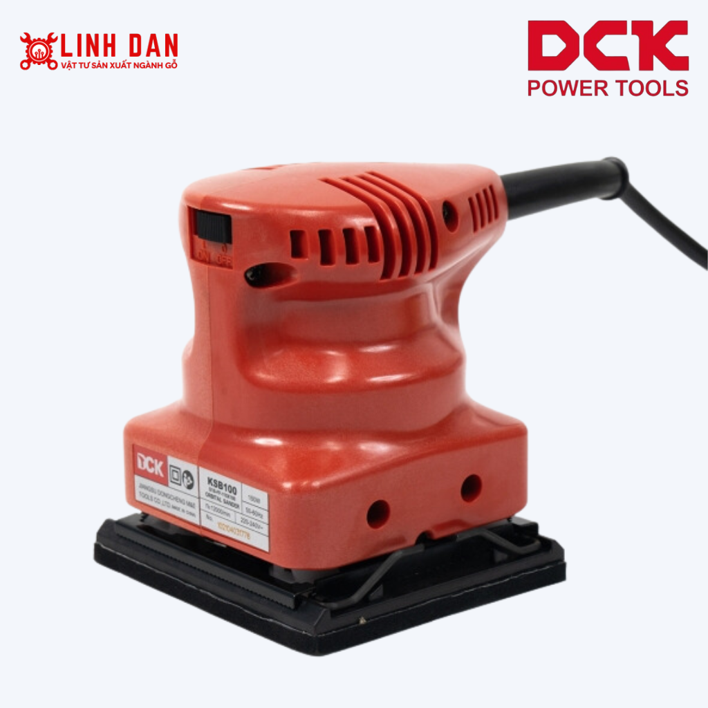 Máy chà nhám rung 100x110mm-150W DCK KSB100