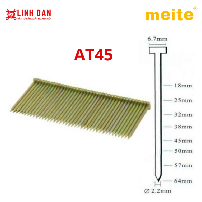Đinh chữ T Meite AT45 cho gỗ
